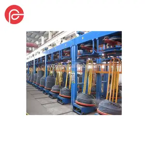 Inverted vertical take-up units / double capstan take-up units muthead wire coil galvanizing line/ wire multi head pay-off