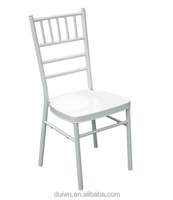 Chaises Chiavari empilables de fer en métal de chaise de Chiavari de mariage d'hôtel pour l'événement