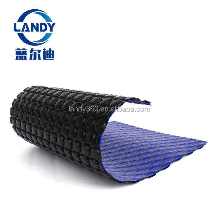 Cubierta Solar para Piscina Negra y Azul