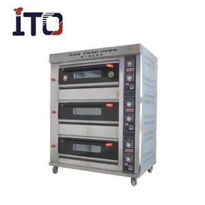 Hot Sale Stainless Steel Commercial Gas Bread Bakery Baking machine