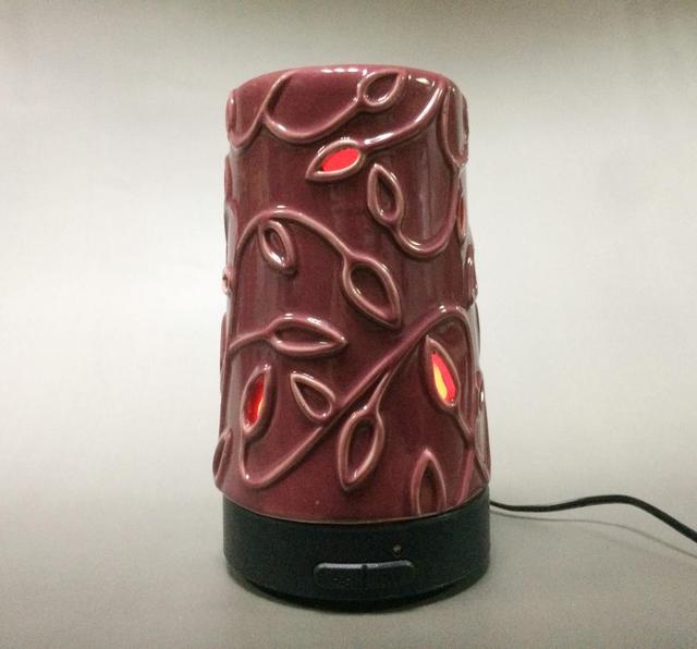 Professional 100ml Ceramic Tabletop Ultrasonic Aroma Humidifier Portable Electric Scent Diffuser for Household Use 1-Year