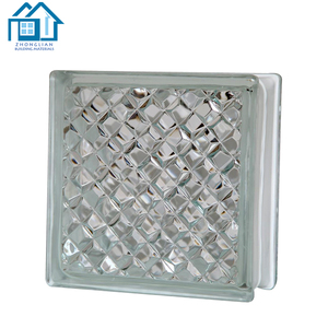 ガラスブロック浴室リビングルーム仕切り壁用透明曇り中空ガラスレンガ価格 - Product Image 6