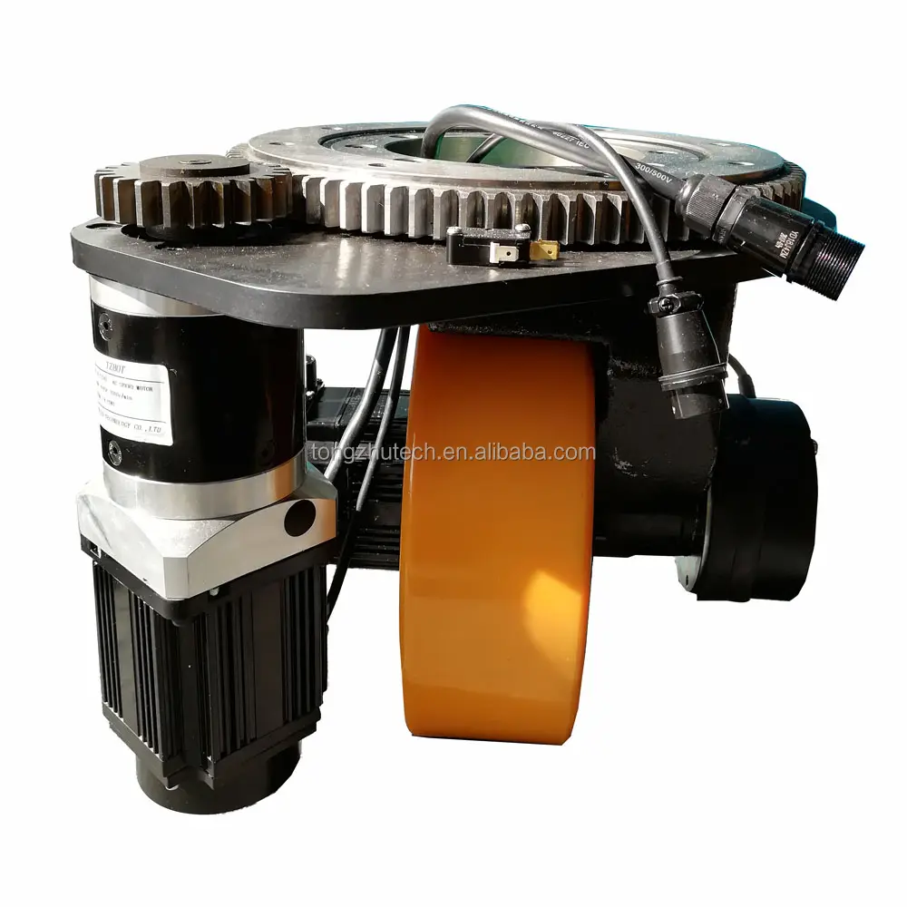 TZBOT Series Excited Motor Horizontal Drive Wheel Assembly Steerable Wheel System agv wheel