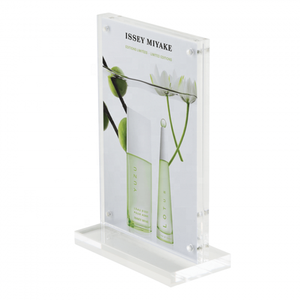 ที่วางป้ายอะคริลิคแบบกำหนดเองรูป<span class=keywords><strong>ตัว</strong></span> L/T พร้อมฐานไม้สำหรับวางบนโต๊ะ ใช้สำหรับแสดงหมายเลขโต๊ะหรือเมนู - Product Image 4