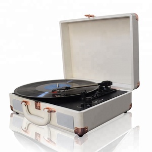 Rétro <span class=keywords><strong>Valise</strong></span> 3-vitesse tourne-disque <span class=keywords><strong>Vinyle</strong></span> <span class=keywords><strong>Platine</strong></span> avec PC Enregistrement - Product Image 4