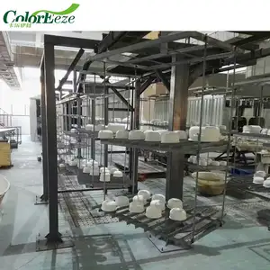 Coloreeze Machinery JHTC-700-880 Porcelain coating Spray Machine Enamel Coating production Line