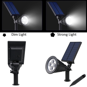 [Amélioré <span class=keywords><strong>200</strong></span> Lumen] Nouveau Imperméable À L'eau <span class=keywords><strong>solaire</strong></span> jardin lumière Extérieure de projecteur de paysage - Product Image 5