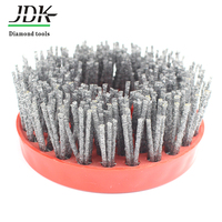Brosse circulaire en nylon de 100 mm pour le traitement de la pierre