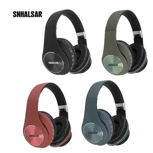 991BT Bluetooth Headphones Over Ear Leve Folding Stereo Bass sem fio e com fio Headset com Mic Volume Control