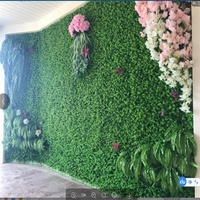 V-3019 Indoor Outdoor Dekoration Künstliche Pflanze Gras Wand Blumen wand