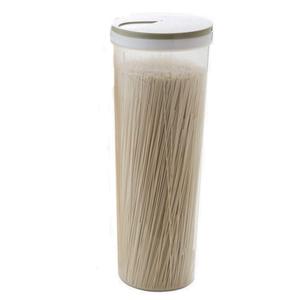 Plastic Tall Food Storage Spaghetti Noodle Pasta Container with Locking Lid Airtight Clear Dry Food Keeper Canister