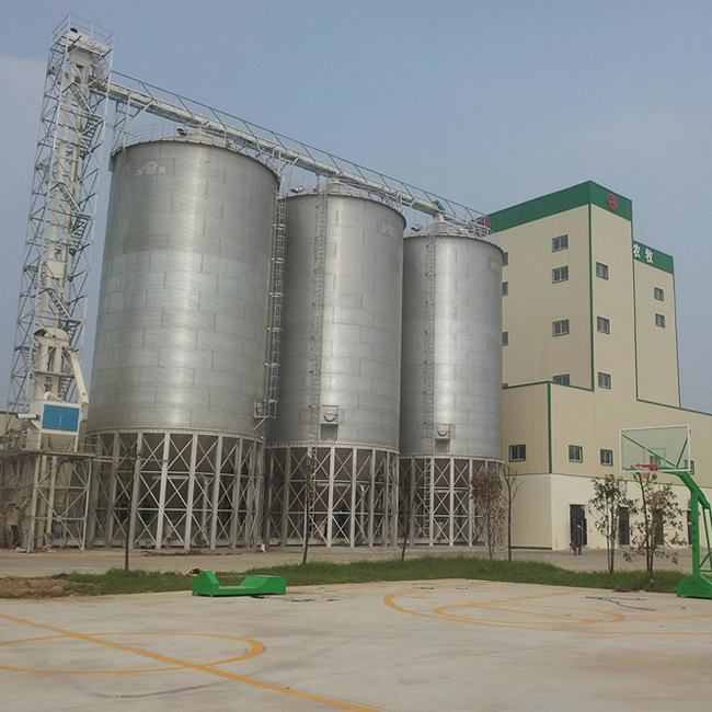 Стальной силос для хранения зерна кормового оборудования