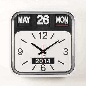 A00AF621 Horloge murale <span class=keywords><strong>calendrier</strong></span> à rabat automatique de grande taille - Product Image 1