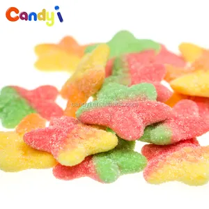יאמי פירות ג 'לי צורת כוכב gummy סוכריות עם סוכר מצופה