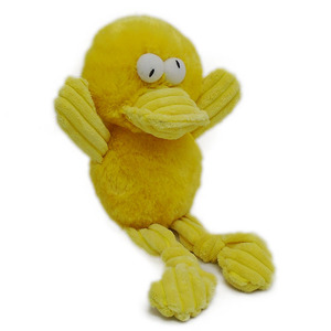 Pato amarillo de peluche Juguete de animal de peluche suave en posición de rendición - Product Image 2