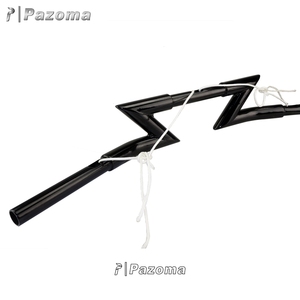 Guidon universel en aluminium de 1 pouce pour <span class=keywords><strong>moto</strong></span>, types de direction personnalisés pour <span class=keywords><strong>chopper</strong></span> - Product Image 4