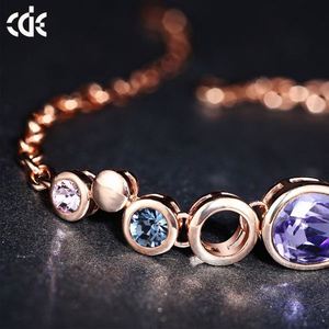 Gros plaqué or bijoux pas <span class=keywords><strong>cher</strong></span> réglable coloré Bracelet en <span class=keywords><strong>cristal</strong></span> fermoir - Product Image 3