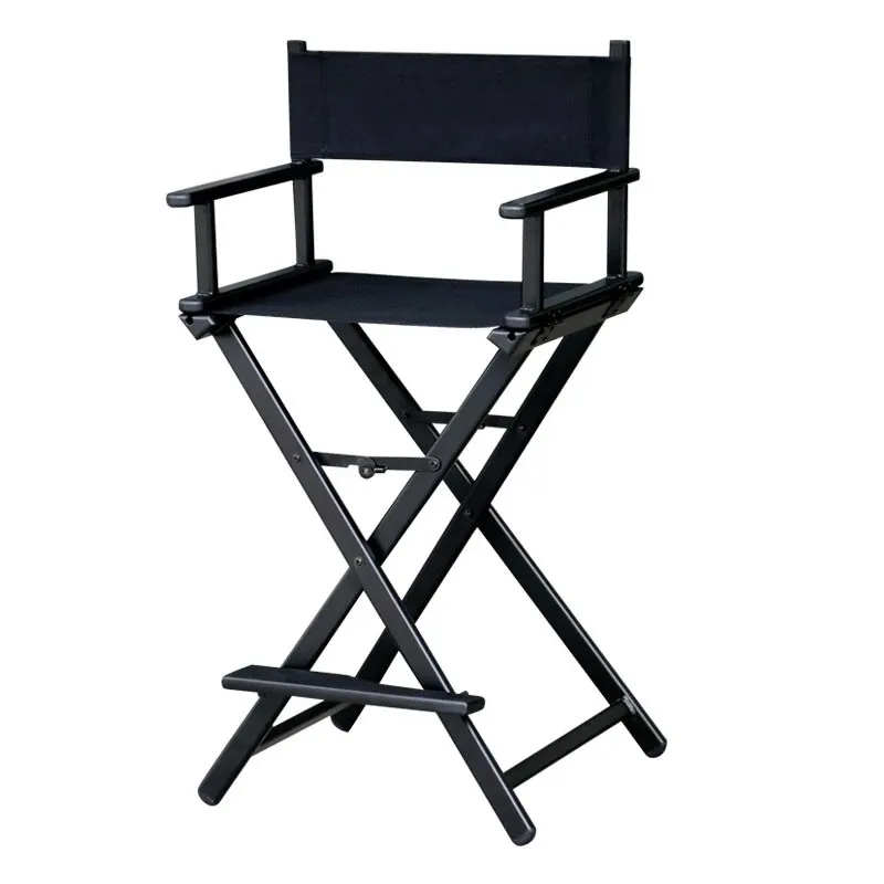 Chaise professionnelle pliante, fauteuil pliable en aluminium, de grande taille, pour Salon de beauté, maquillage, cosmétique, avec appui-tête