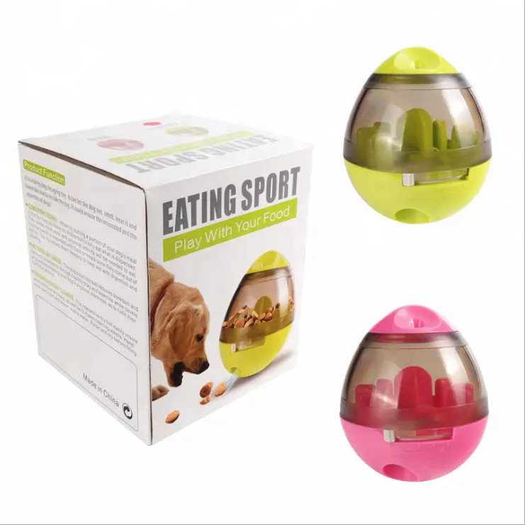 Hot selling ABS food dispenser dog toy pet chew treats toys IQ treat ball