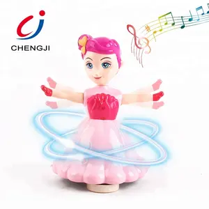 Universal B/O girls toys plastic electric dancing dolls toy