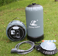 Douchette de Camping Portable pliable en TPU 11L pour randonnée voyage