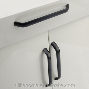 Black Hand Drawer <strong>Pulls</strong> Modern Simple Cabinet <strong>Door</strong> <strong>Handles</strong> Closet <strong>Door</strong> <strong>Handles</strong> - Product Image 4