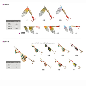 Nueva aparejos de pesca señuelo falda cebo metal spinner cebo - Product Image 3