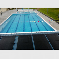 Hersteller Top-Qualität billig hoch effizient neue Outdoor-Verwendung starre Kunststoff Solarstrom Pool heizung über dem Boden zum Verkauf
