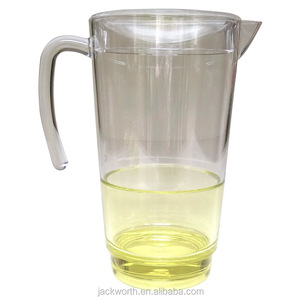 Colored Base Acrylic Two Color Design BPA Free Modern Drinking <b>Glass</b> <b>Tumbler</b> - Product Image 6