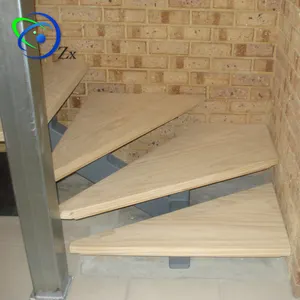 التصميم الحديث سهلة التركيب السلالم الهيكل الصلب الرجعية عالية مصقول الدرج