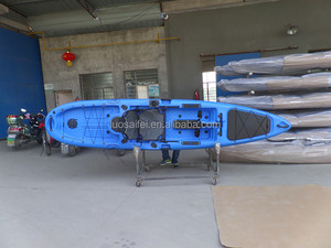 2018 China OEM mar al por mayor solo pedal pescador pesca kayak sit on top con marco de aluminio asiento y kayak Accesorios - Product Image 3