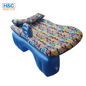 Disesuaikan PVC Oxford Air Bed Single Yang Nyaman Double Portable Cepat Inflatable Foldable Perjalanan Mobil Kasur Udara