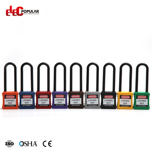 ABS Khóa Cơ Thể Thạc Sĩ Phím 6 Pins Xi Lanh Nylon Shackle An Toàn Pad Khóa - Product Image 6