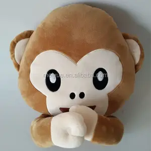 hot sale new designed monkey emojis pillow gift toys