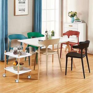 Alta calidad nuevo diseño Silla de plástico PP para la cafetería silla colores silla de plástico para <span class=keywords><strong>el</strong></span> restaurante utilizado - Product Image 1