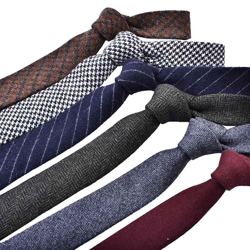wholesale high quality 100% men wool tie