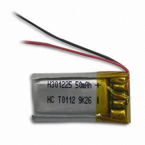 Precio de fábrica YJ 301225 lipo batería <span class=keywords><strong>3</strong></span>,7 V 50 mAh con batería recargable con PCB y pcm para reloj inteligente - Product Image 1