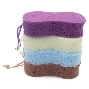 Foamstar Ecológico Esponja de baño en forma de 8 Espuma rica Limpieza fuerte Esponja de baño de limpieza corporal suave - Product Image 5