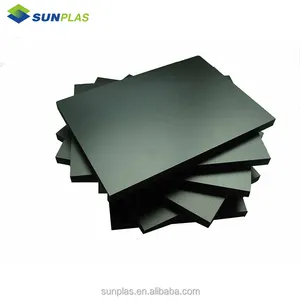 high glossy pvc sheets black for furniture and construction