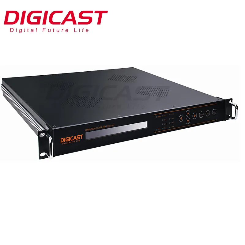 CATV Trasmissione 1080 p 30 FPS uscita MPEG TS Encoder 24 Canali H.264 HD UDP Multicast ASI Hardware Video IP encoder