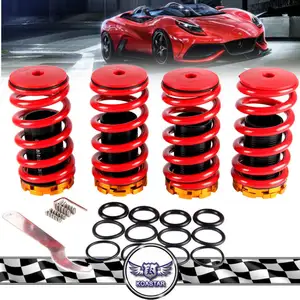 אדום מזויף אלומיניום מתכוונן Coilovers מעיינות עבור EF EG EK SI INTEGRA דה DC2