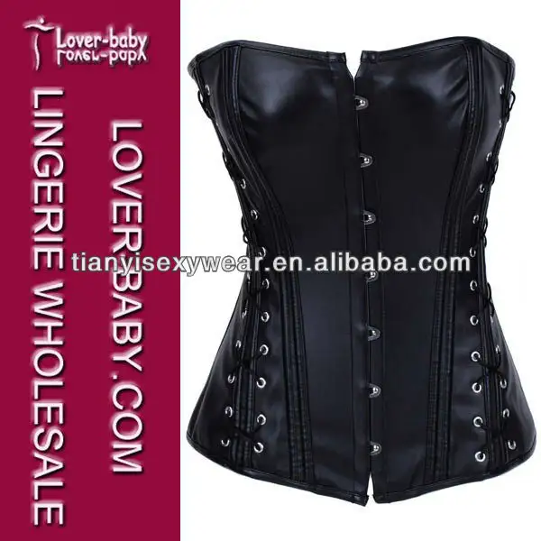 plus size sexy leather corsetti bustini grossista