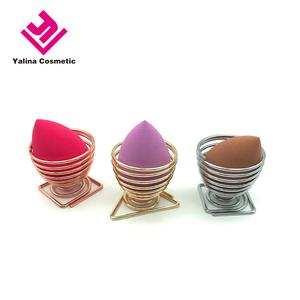 2020 più venduto oro rosa in metallo a spirale porta spugna per il trucco per lo strumento di supporto - Product Image 2