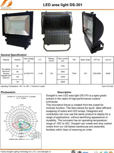 חיצוני 1000 W מתקן תאורת מבול