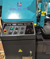 GOLDLINK Scie à ruban métallique semi-automatique manuelle à bras articulé haute performance, à faible coût, 4.0KW, la plus vendue