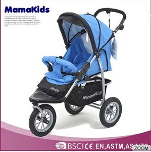 Sang trọng bé Jogger xe đẩy thiết kế mới <span class=keywords><strong>3</strong></span> bánh xe Eva bánh xe có thể tháo rời Bumper Bar năm điểm vành đai an toàn gấp tính năng - Product Image 6