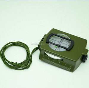 Brújula Prismática de Precisión con Clinómetro y Cordón para Topografía Geológica y Exploración Forestal - Product Image 4