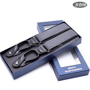 <span class=keywords><strong>Tirantes</strong></span> <span class=keywords><strong>con</strong></span> Botones Planos en la Espalda en Forma de Y para Hombre y Mujer, <span class=keywords><strong>Tirantes</strong></span> <span class=keywords><strong>con</strong></span> Accesorios de Cuero de Microfibra para Uso Diario - Product Image 6