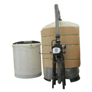 Régénération de résine 50m3/hr système d'adoucisseur d'eau à réservoir unique pour éliminer la dureté de l'eau - Product Image 1