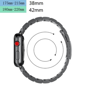 Clásico metal <span class=keywords><strong>pulsera</strong></span> <span class=keywords><strong>de</strong></span> repuesto para <span class=keywords><strong>Apple</strong></span> <span class=keywords><strong>Watch</strong></span> banda <span class=keywords><strong>de</strong></span> acero inoxidable, banda <span class=keywords><strong>de</strong></span> reloj para iwatch correas - Product Image 3